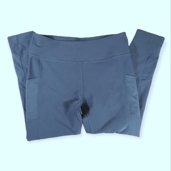 Mondetta Women's Leggings Size XL  High Waisted Blue Activewear Gym Yoga - Picture 5 of 9